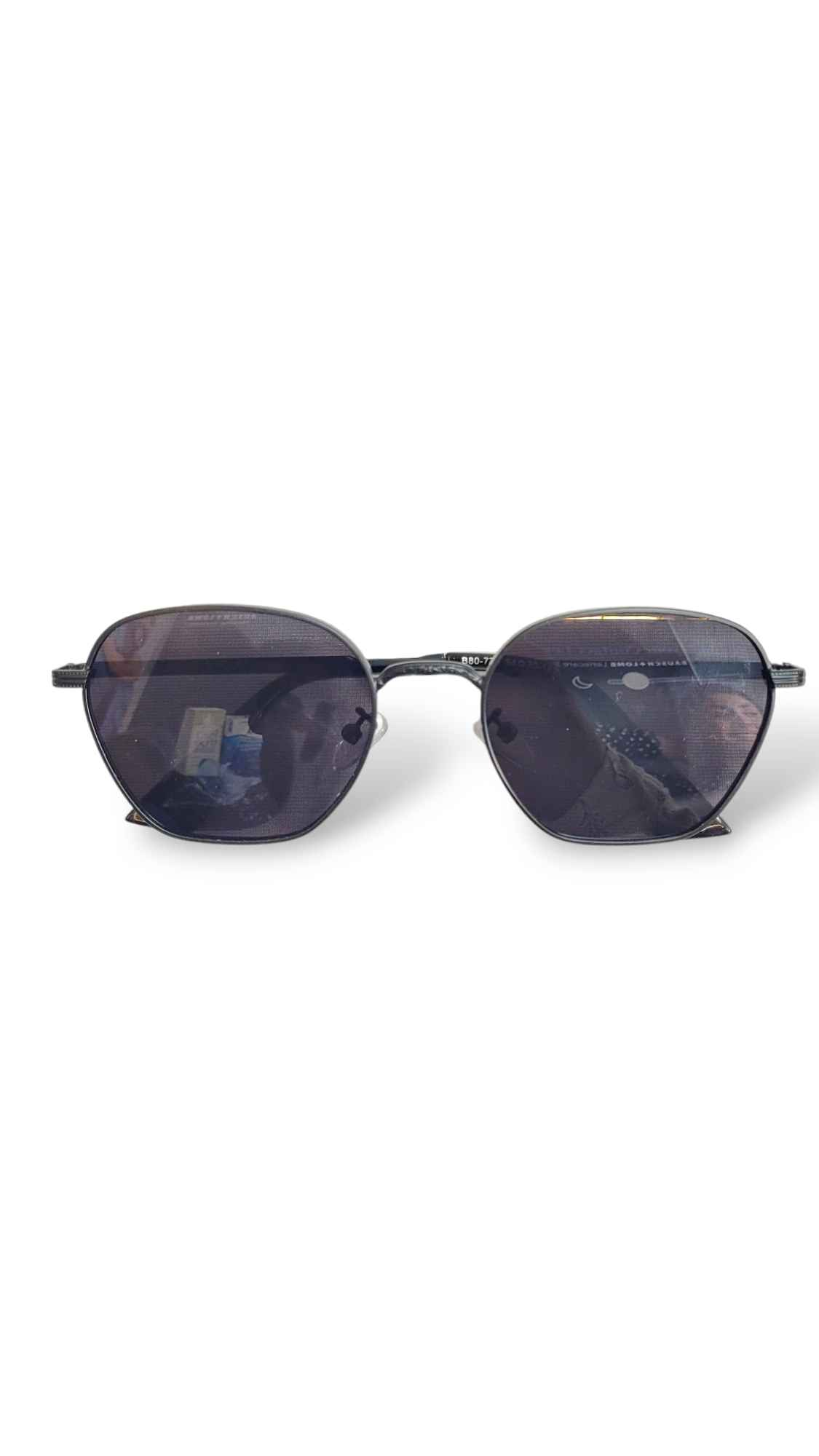 Specsfriendly Spartan Metal Trendy hexa ultravoilet rays protection with Tr Temples ( for extra comfort )