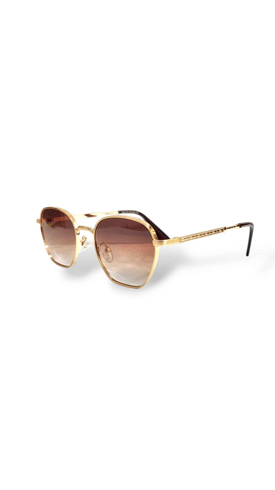 Specsfriendly Spartan Metal Trendy hexa ultravoilet rays protection with Tr Temples ( for extra comfort )