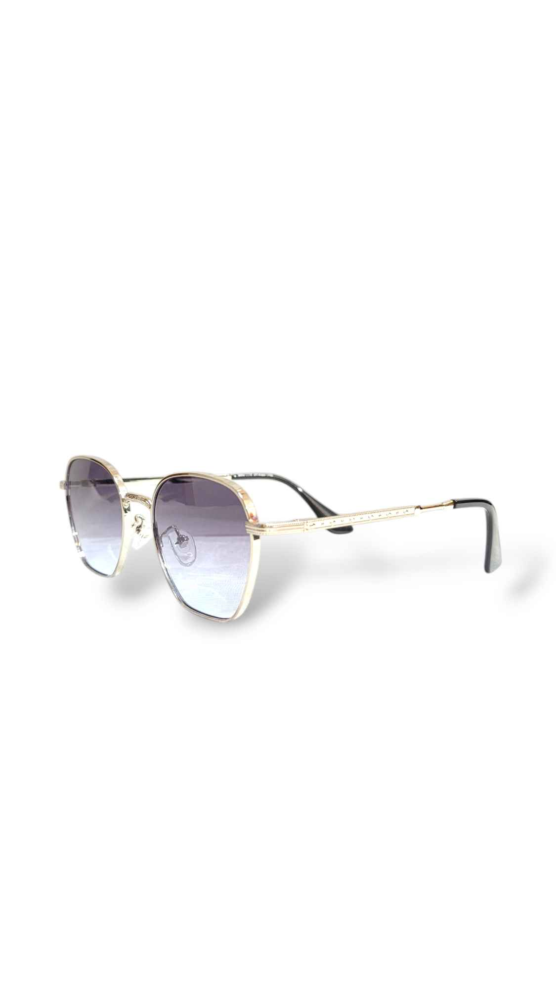 Specsfriendly Spartan Metal Trendy hexa ultravoilet rays protection with Tr Temples ( for extra comfort )