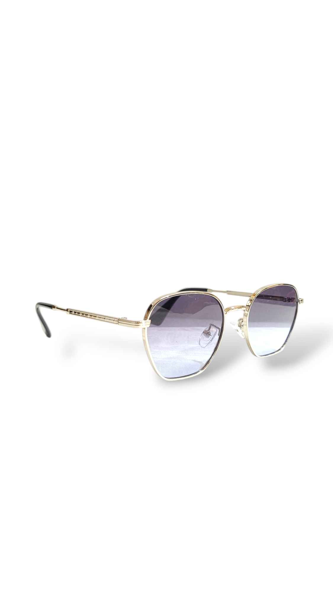 Specsfriendly Spartan Metal Trendy hexa ultravoilet rays protection with Tr Temples ( for extra comfort )