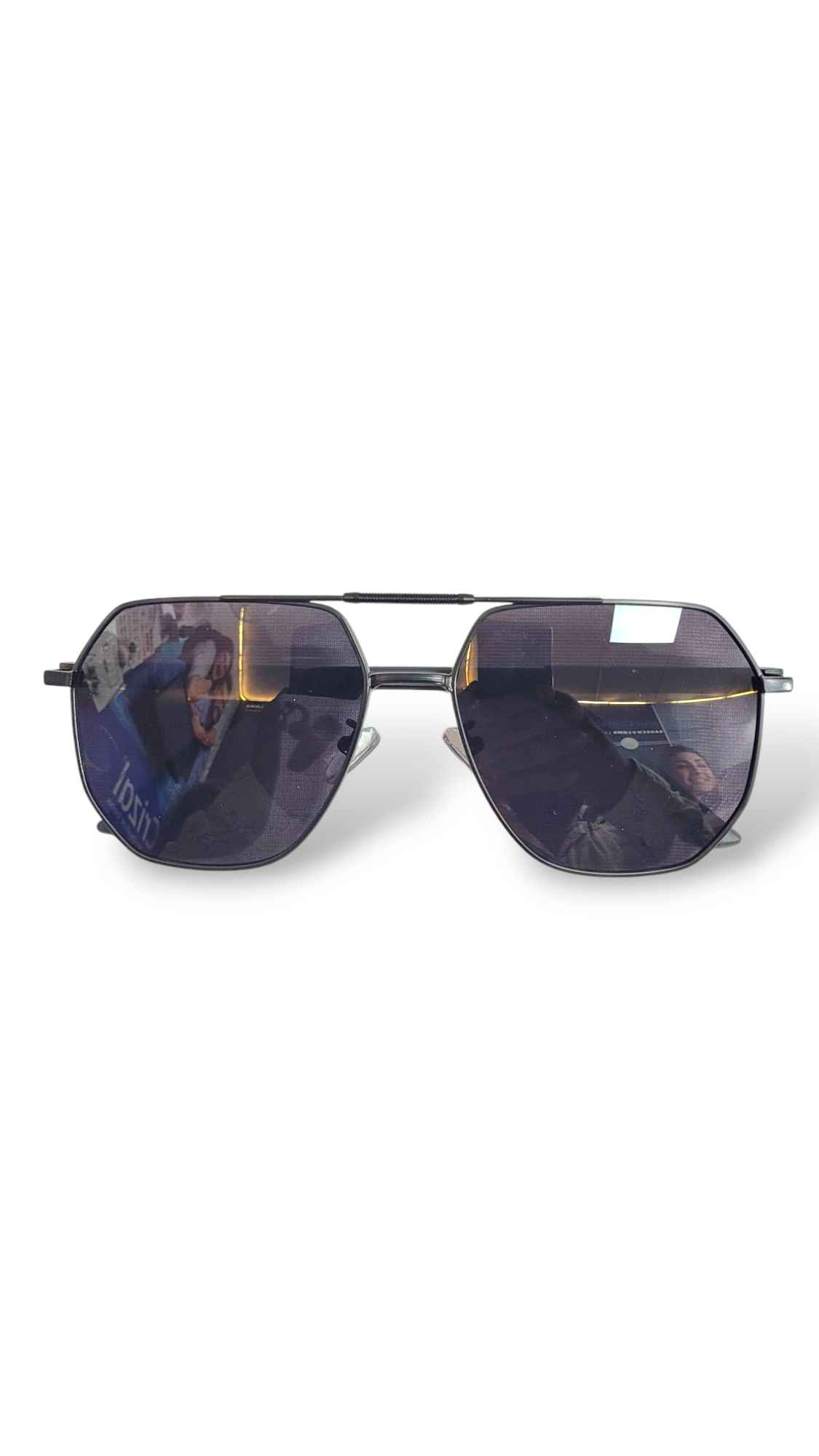 Specsfriendly Spartan Metal square's ultravoilet rays protection with Tr Temples ( for extra comfort )
