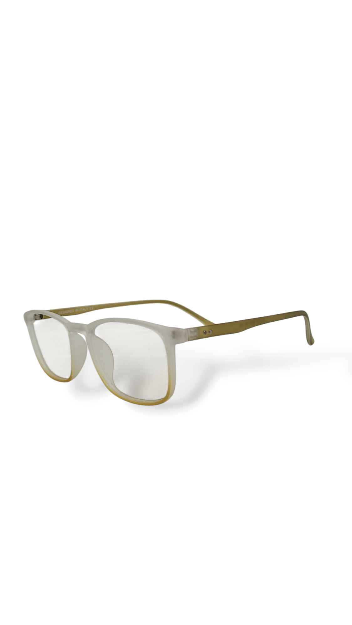 Retro Matte Translucent Square Glasses