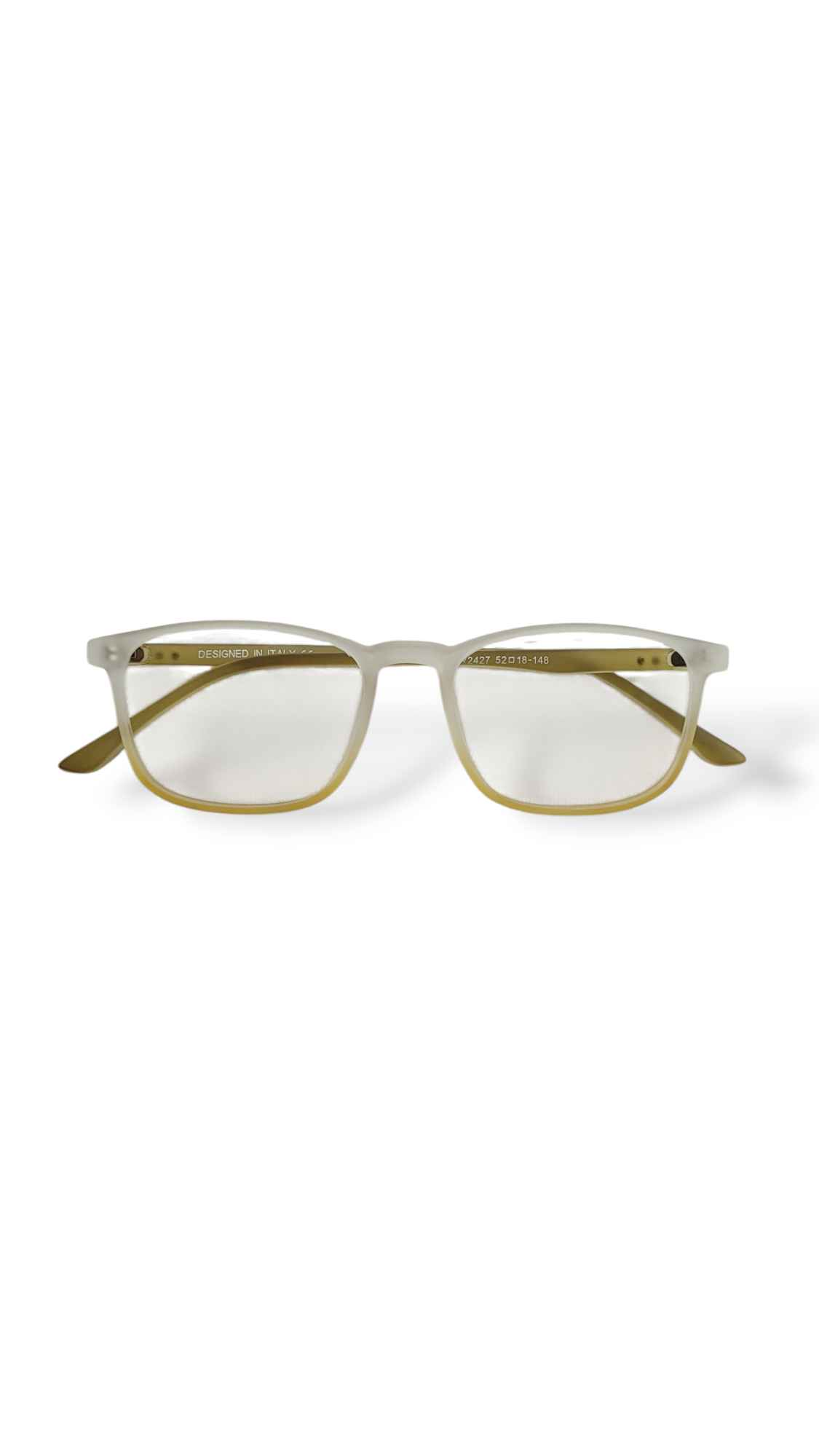 Retro Matte Translucent Square Glasses