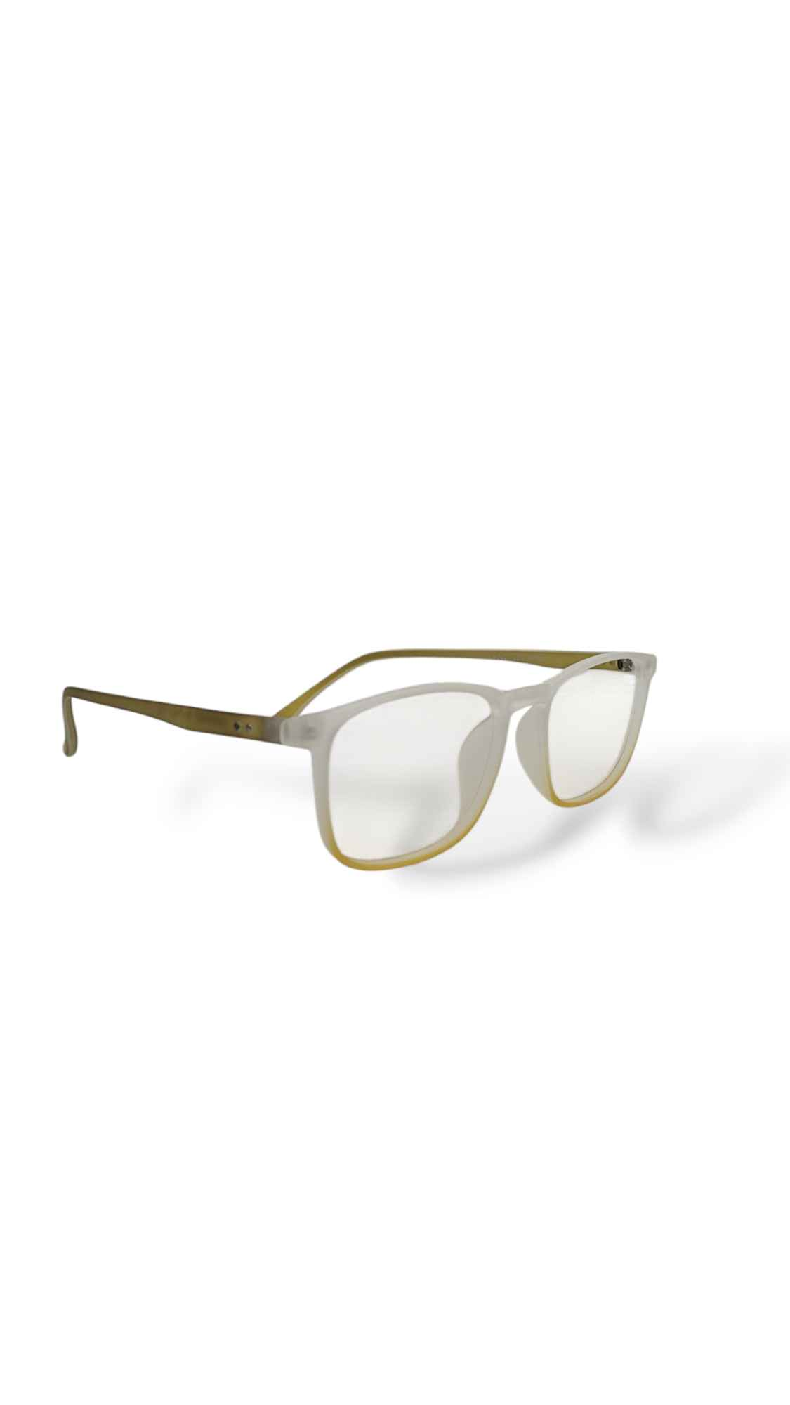 Retro Matte Translucent Square Glasses