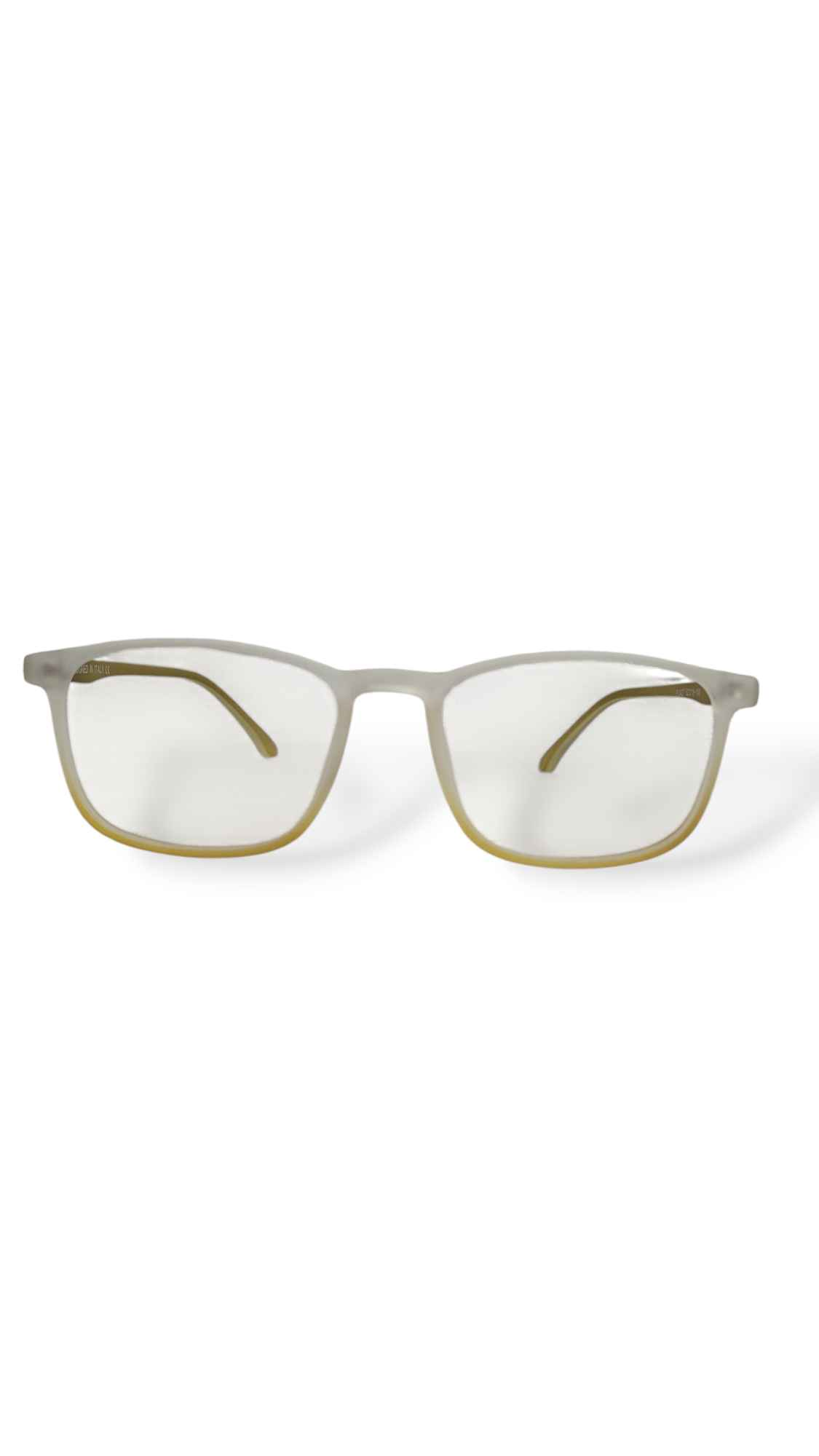 Retro Matte Translucent Square Glasses